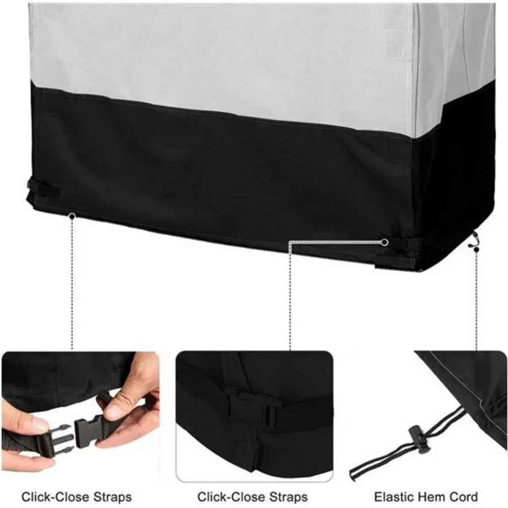 Firewood Cover, Log Rack Cover, Heavy Duty Waterproof [4 Ft] , L48xW24xH42 Inch